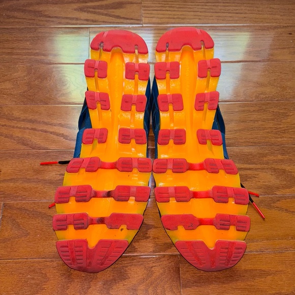 Adidas Springblade Men’s 11.5 GUC Hard to find color way Teal/Orange/Red - Picture 14 of 16